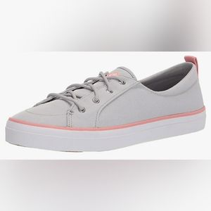 Sperry Crest Vibe Sneakers (Grey/Pink)